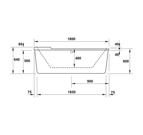 Bồn tắm độc lập Starck 588.45.613